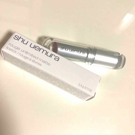 ルージュ アンリミテッド マット/shu uemura/口紅を使ったクチコミ(1枚目)