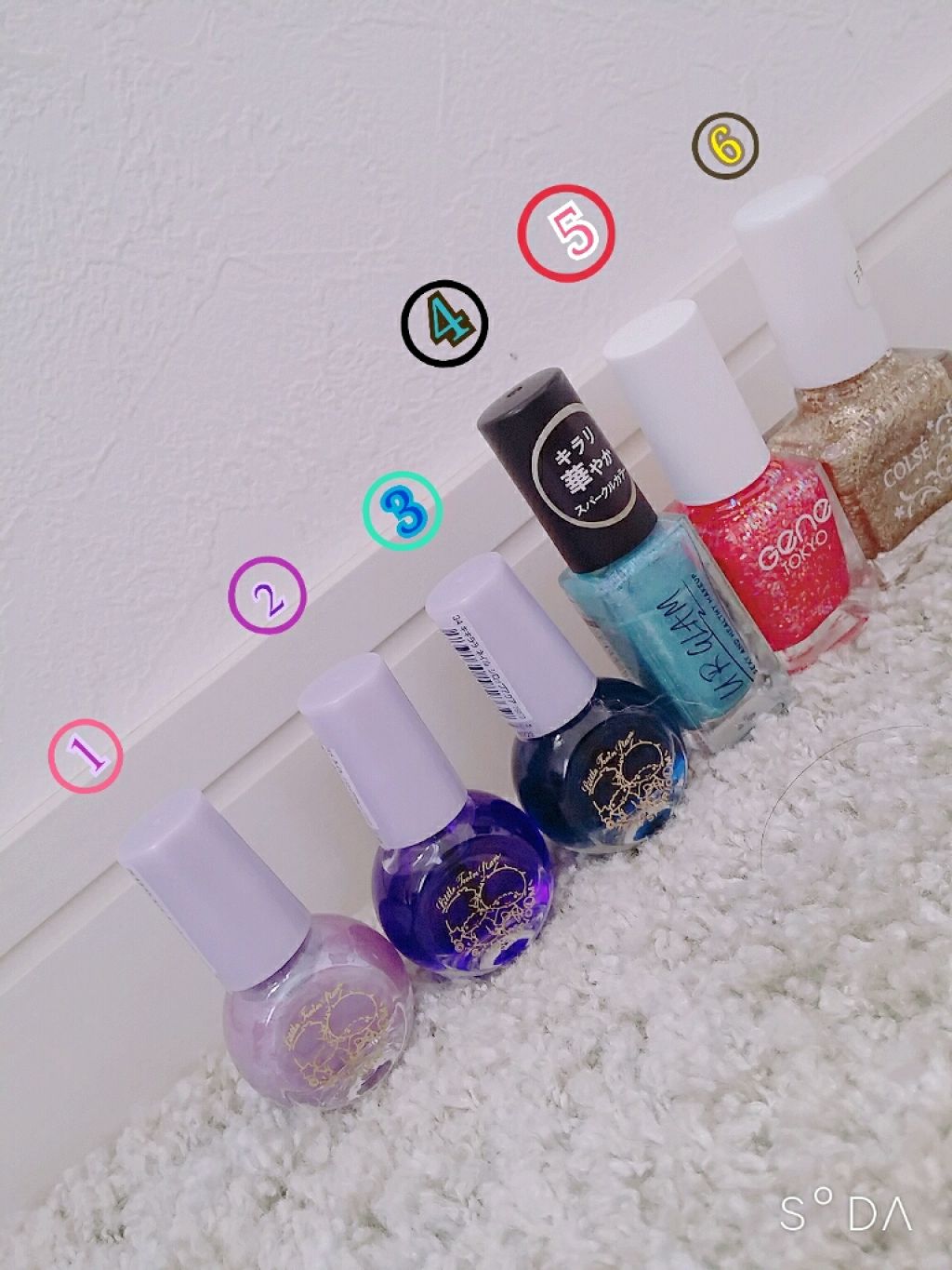 キティ ネイル/DAISO/マニキュアを使ったクチコミ（1枚目）