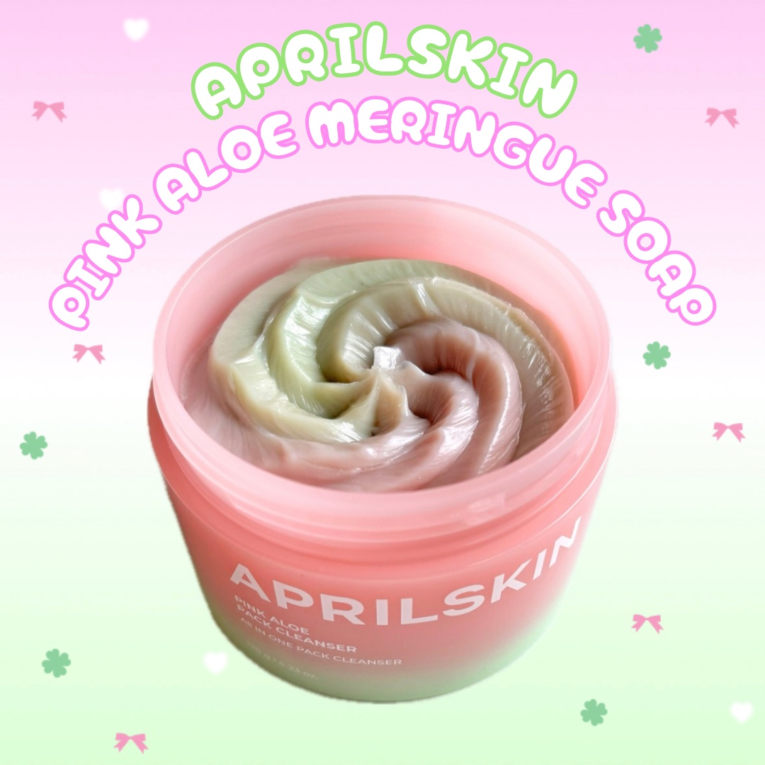 ピンクアロエメレンゲクレンザー/APRILSKIN/その他洗顔料を使ったクチコミ（1枚目）