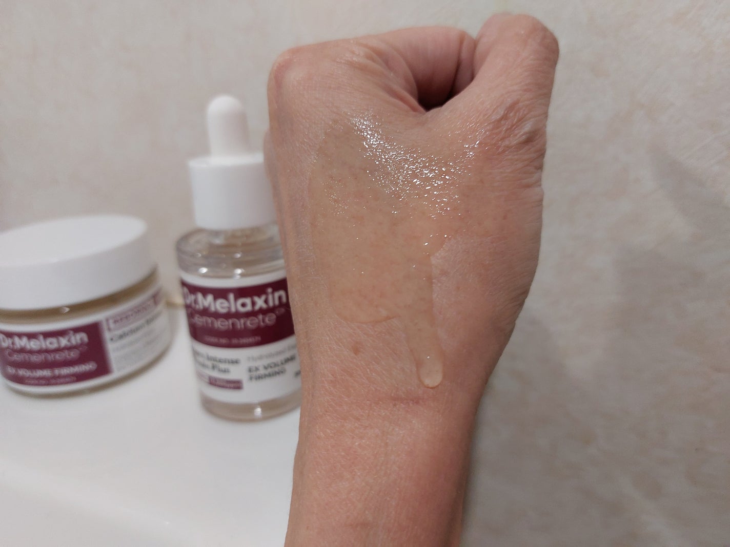 Cemenrete Calcium Intense Cream/Dr.Melaxin/フェイスクリームを使ったクチコミ(5枚目)