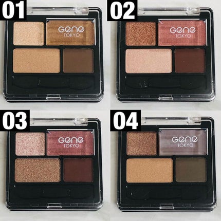 ムードアイシャドウパレット/GENE TOKYO/アイシャドウパレットを使ったクチコミ(5枚目)