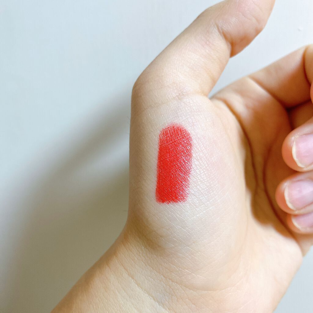 インク スティック セラム 03 LIVING RED/PERIPERA/口紅を使ったクチコミ（3枚目）