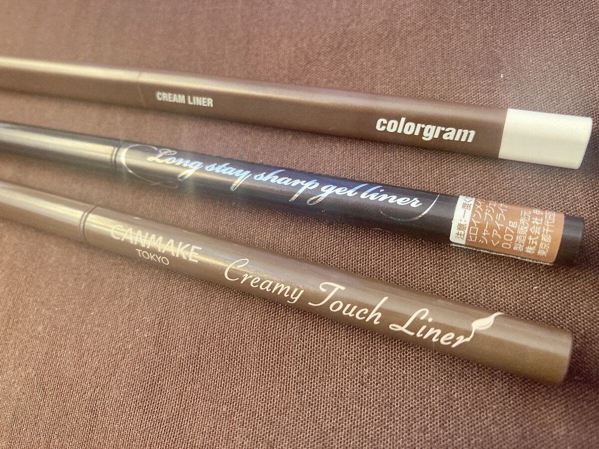 クリーミータッチライナー/キャンメイク/ジェルアイライナーを使ったクチコミ（1枚目）