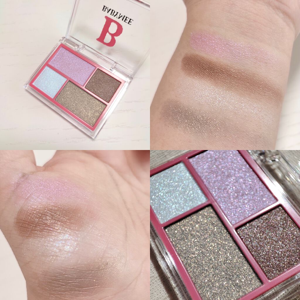 BABYMEE ニュアンスカラーシャドウ 4 のクチコミ「【使った商品】
BABYMEE ニュアンスカラーシャドウ 4

【色味】
くすみのある優しいサ.....」（3枚目）