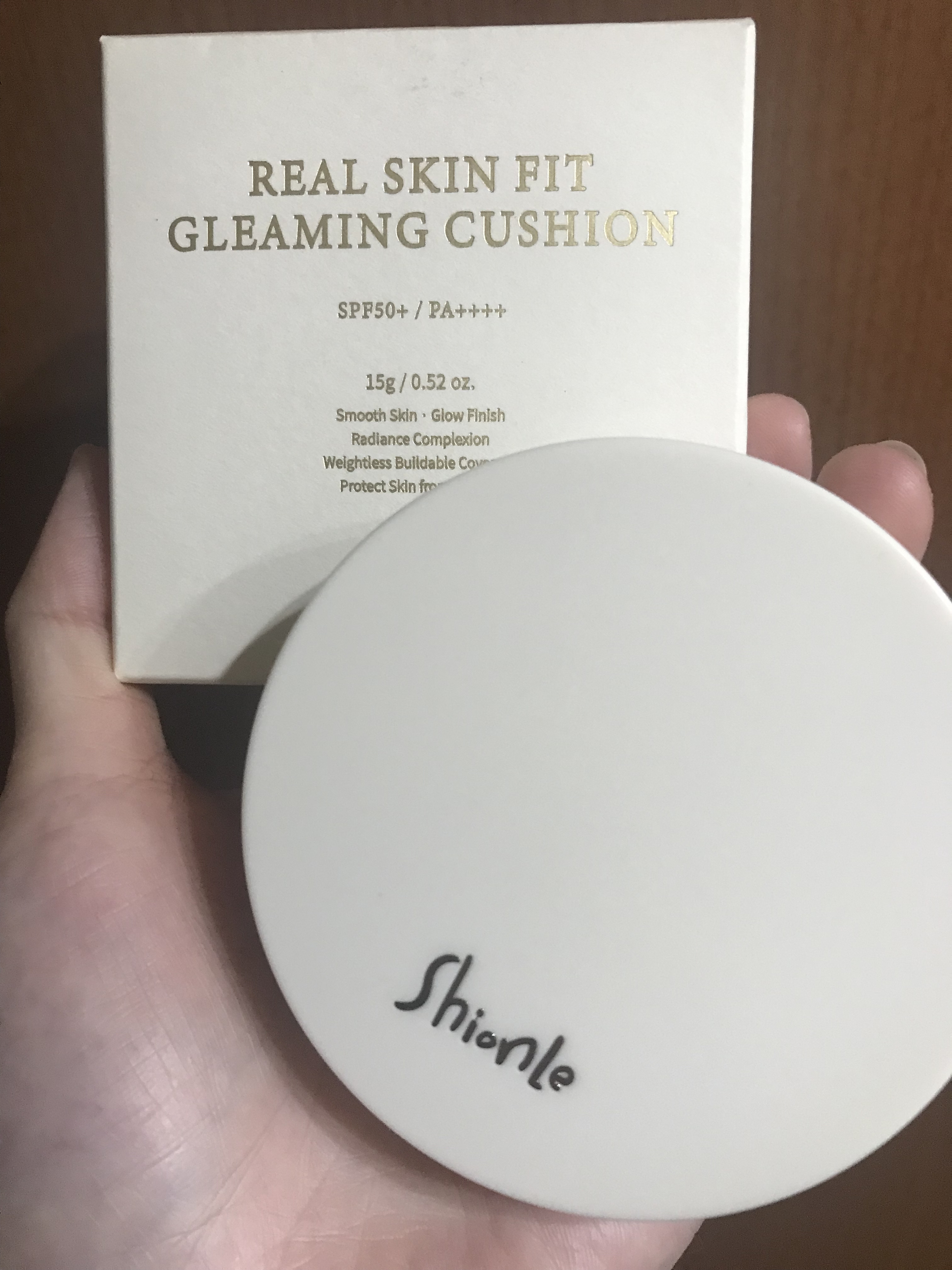 Real Skin Fit Gleaming Cushion/ShionLe/クッションファンデーションを使ったクチコミ（2枚目）