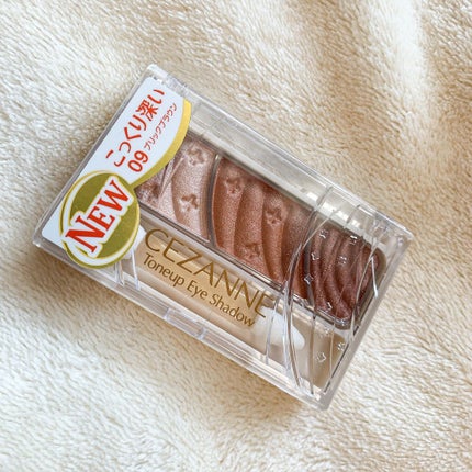 トーンアップアイシャドウ/CEZANNE/アイシャドウパレットを使ったクチコミ(2枚目)