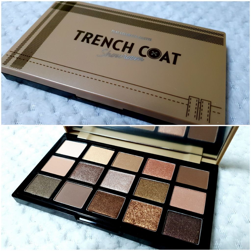 プレイカラーアイパレット トレンチコートショールーム/ETUDE/アイシャドウパレットを使ったクチコミ(1枚目)
