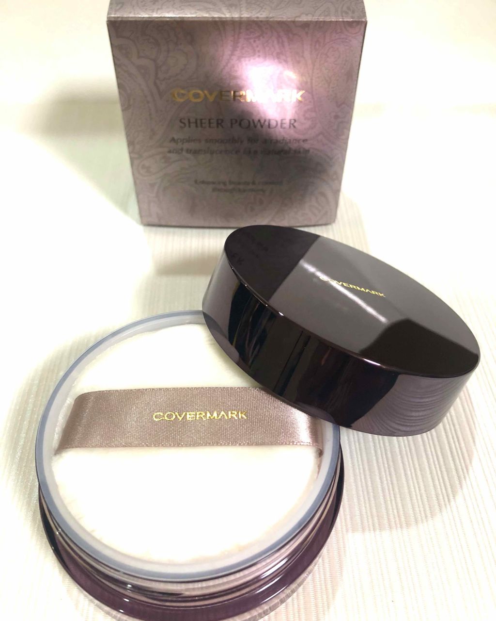シアー パウダー/COVERMARK/ルースパウダーを使ったクチコミ（2枚目）