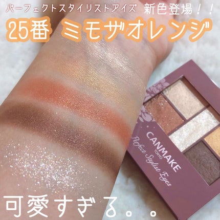 パーフェクトスタイリストアイズ/キャンメイク/アイシャドウパレットを使ったクチコミ(1枚目)