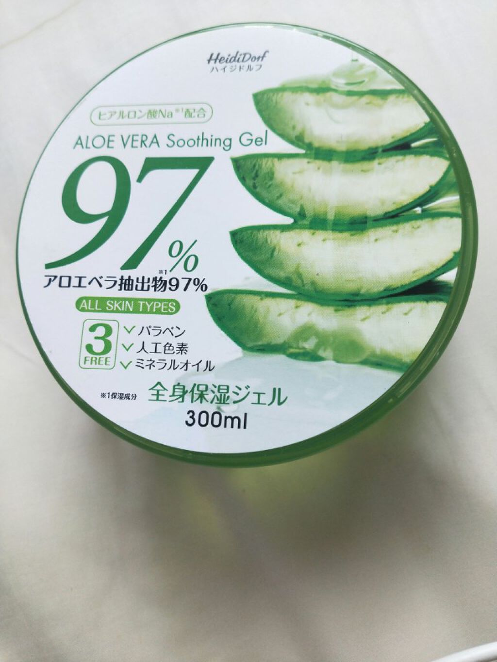 ハイジドルフジェル アロエ/ハイジドルフ/ボディローションを使ったクチコミ(1枚目)
