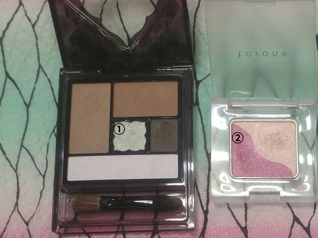 シャイニーシャドウ N/excel/単色アイシャドウを使ったクチコミ(3枚目)