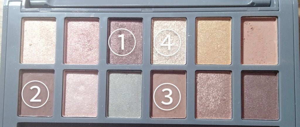 アイシャドウパレット/and us/アイシャドウパレットを使ったクチコミ(3枚目)