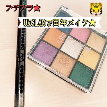 UR GLAM　BLOOMING EYE COLOR PALETTE/U R GLAM/アイシャドウパレットを使ったクチコミ（1枚目）