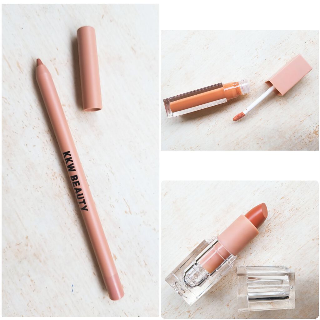 CUSTOM NUDE LIP BUNDLE/KKW BEAUTY/口紅を使ったクチコミ（2枚目）