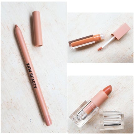 CUSTOM NUDE LIP BUNDLE/KKW BEAUTY/口紅を使ったクチコミ(2枚目)