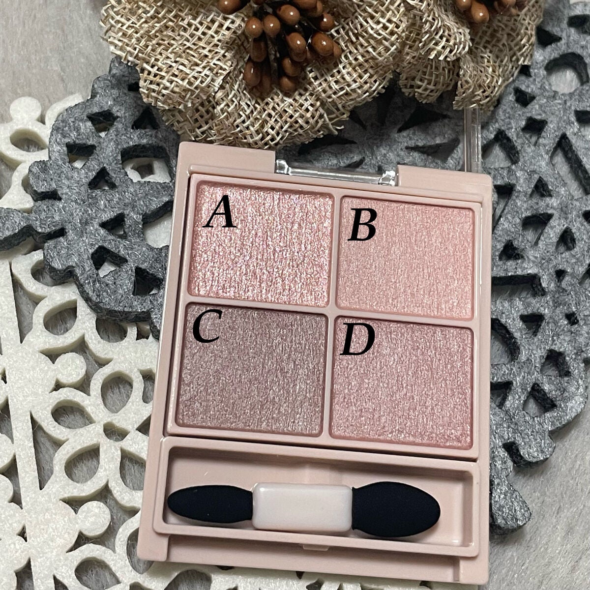 シルキースフレアイズ(マットタイプ)/キャンメイク/アイシャドウパレットを使ったクチコミ(2枚目)