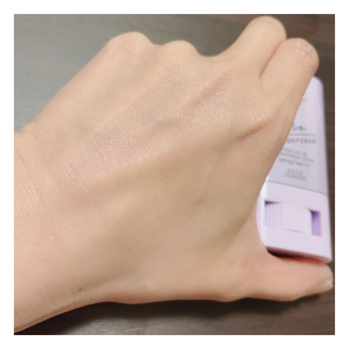 プロディフェンス トーンアップUV スティック/サンカット®/日焼け止めスティックを使ったクチコミ(2枚目)