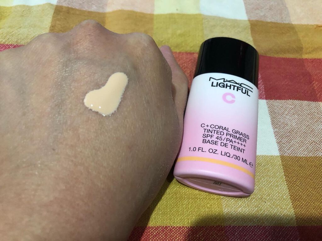 ライトフル C+ティンティッド プライマーSPF45(PA++++)/M・A・C/化粧下地を使ったクチコミ(2枚目)