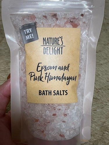 Epsom & Pink Himalayan Bath Salt/Natures Delight/入浴剤を使ったクチコミ（1枚目）