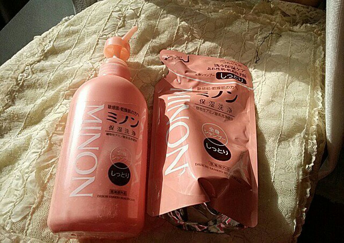 ミノン全身シャンプー(しっとりタイプ)/ミノン/ボディソープを使ったクチコミ（1枚目）