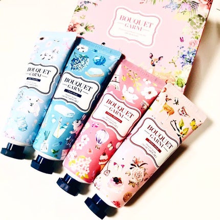 フレグランスハンドクリーム 4種セット/Bouquet Garni/ハンドクリームを使ったクチコミ(1枚目)