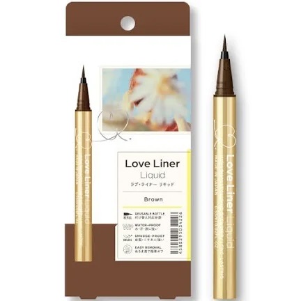リキッドアイライナーR4 ブラウン/ラブ・ライナー/リキッドアイライナーを使ったクチコミ（3枚目）