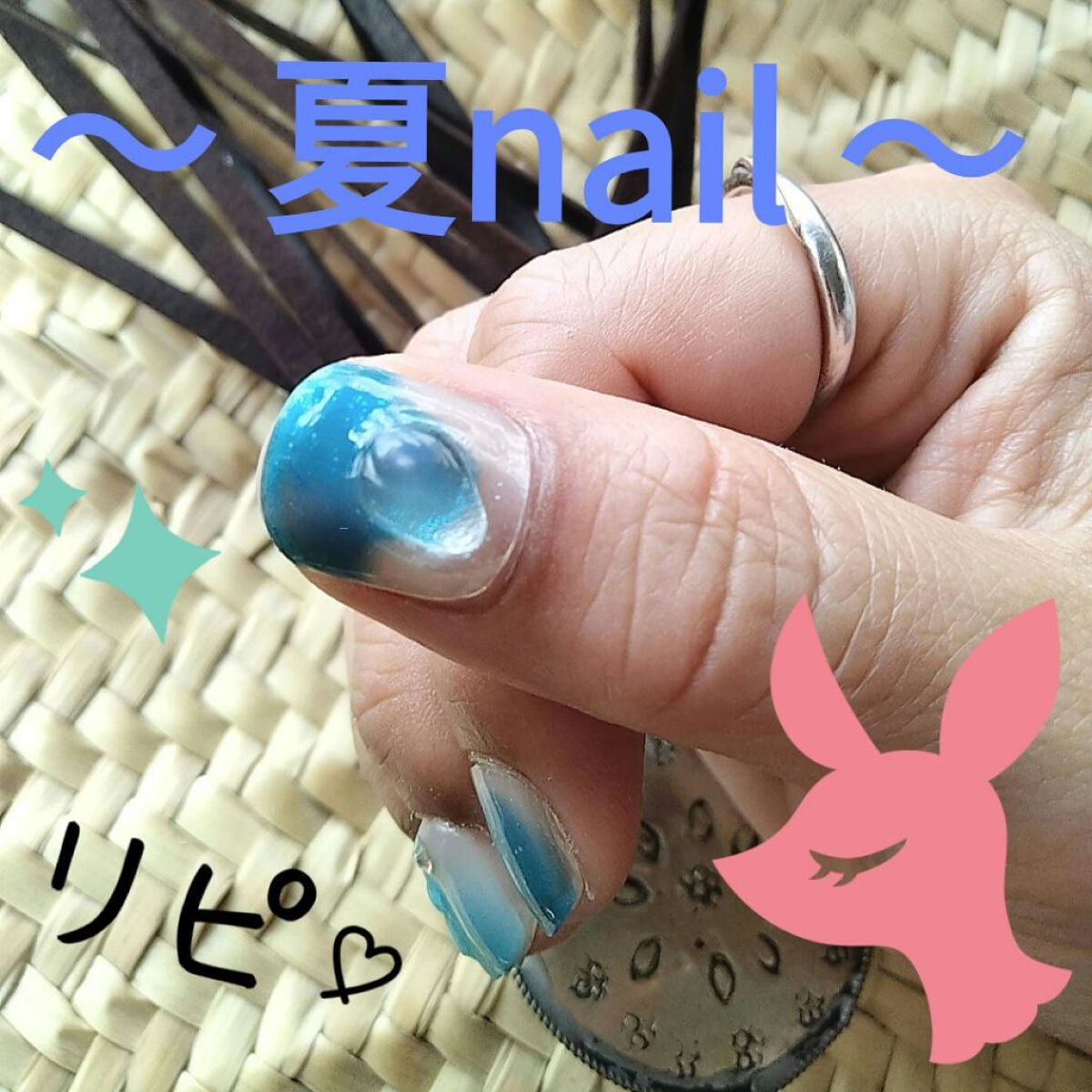 セミキュアジェルネイル(ハンド)/ohora/ネイルシールを使ったクチコミ(1枚目)