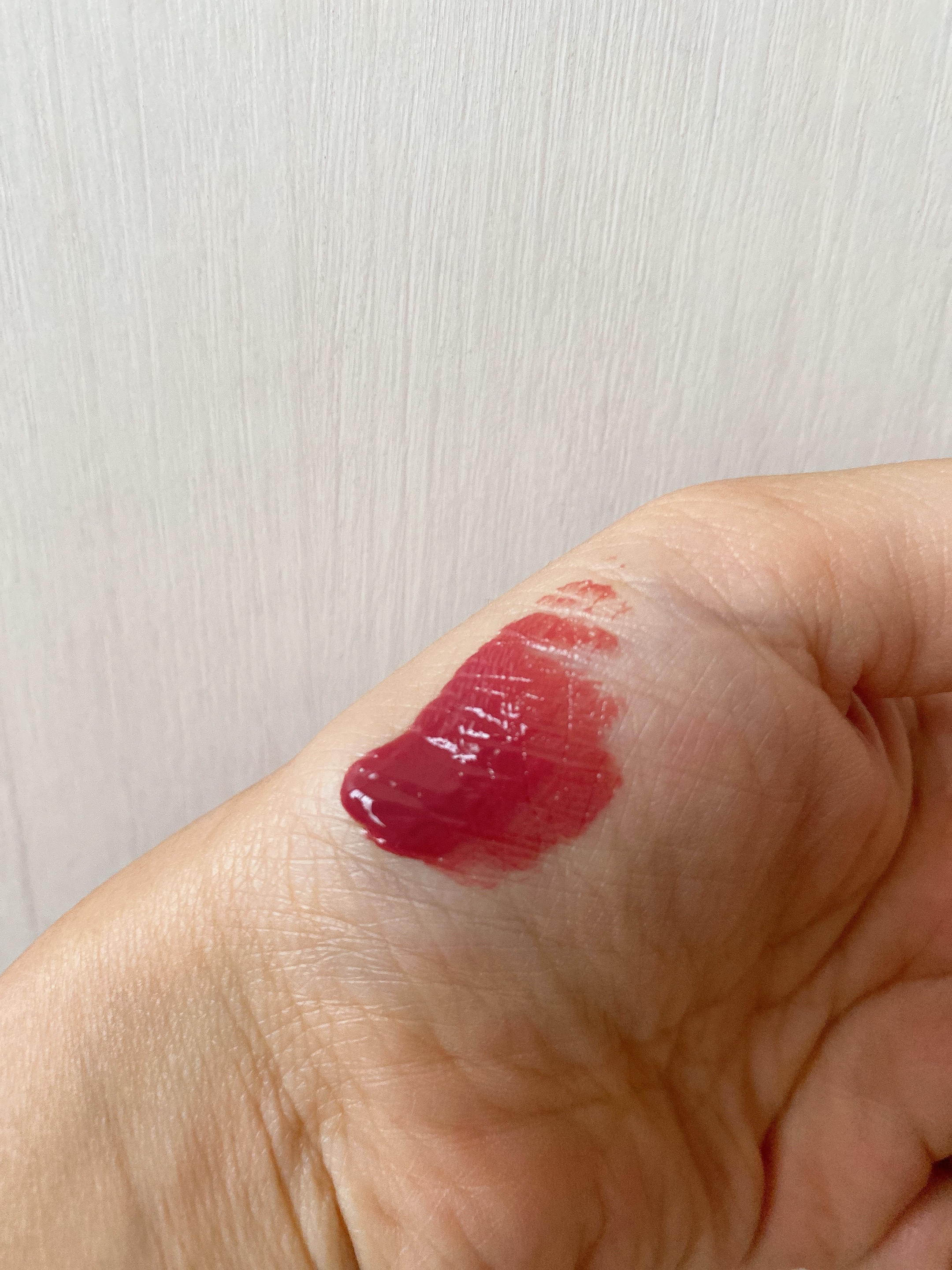 ミューテッドシアーティント 02 ピンクフォンデュ/Ririmew/リップティントを使ったクチコミ（2枚目）