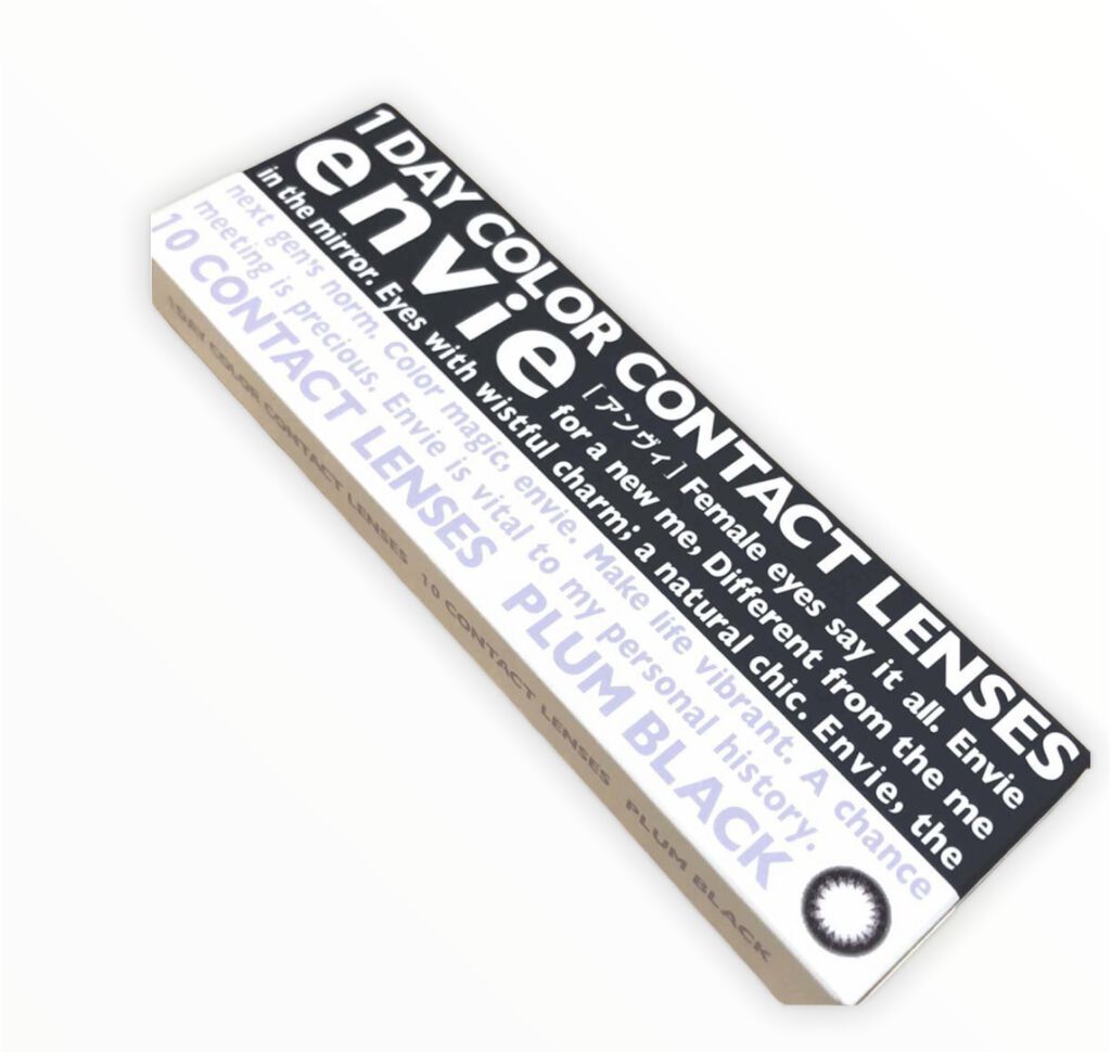 envie 1day プラムブラック/envie/ワンデー（１DAY）カラコンを使ったクチコミ（1枚目）