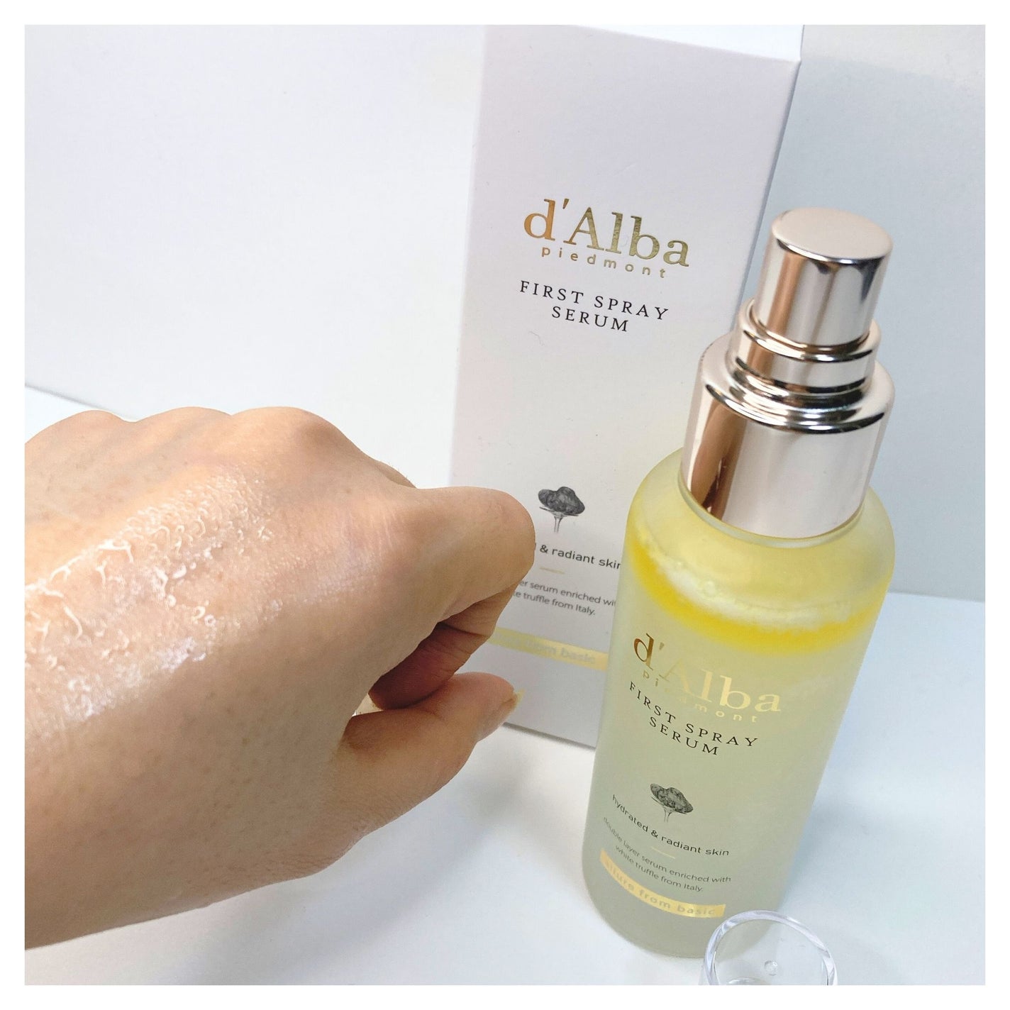 ダルバ ホワイトトリュフファーストスプレーセラム/ダルバ/ミスト状化粧水を使ったクチコミ(4枚目)