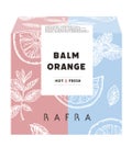 RAFRA バームオレンジ ホット&フレッシュ
