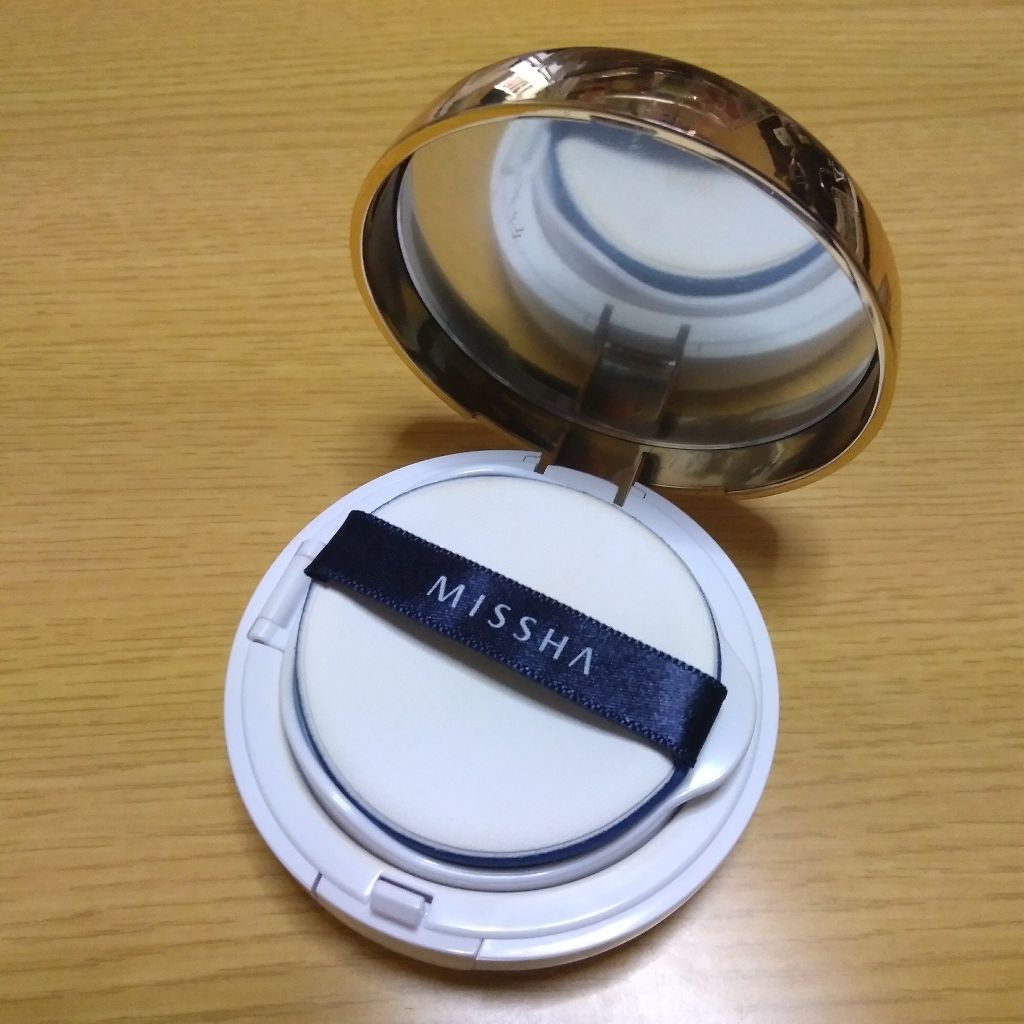 M クッション ファンデーション(モイスチャー)/MISSHA/クッションファンデーションを使ったクチコミ(2枚目)