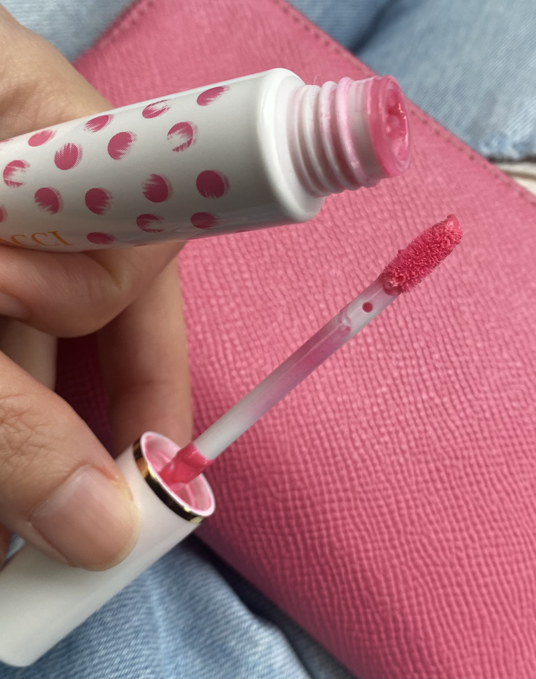 ティントオイルリップ/HACCI/リップケアを使ったクチコミ（3枚目）