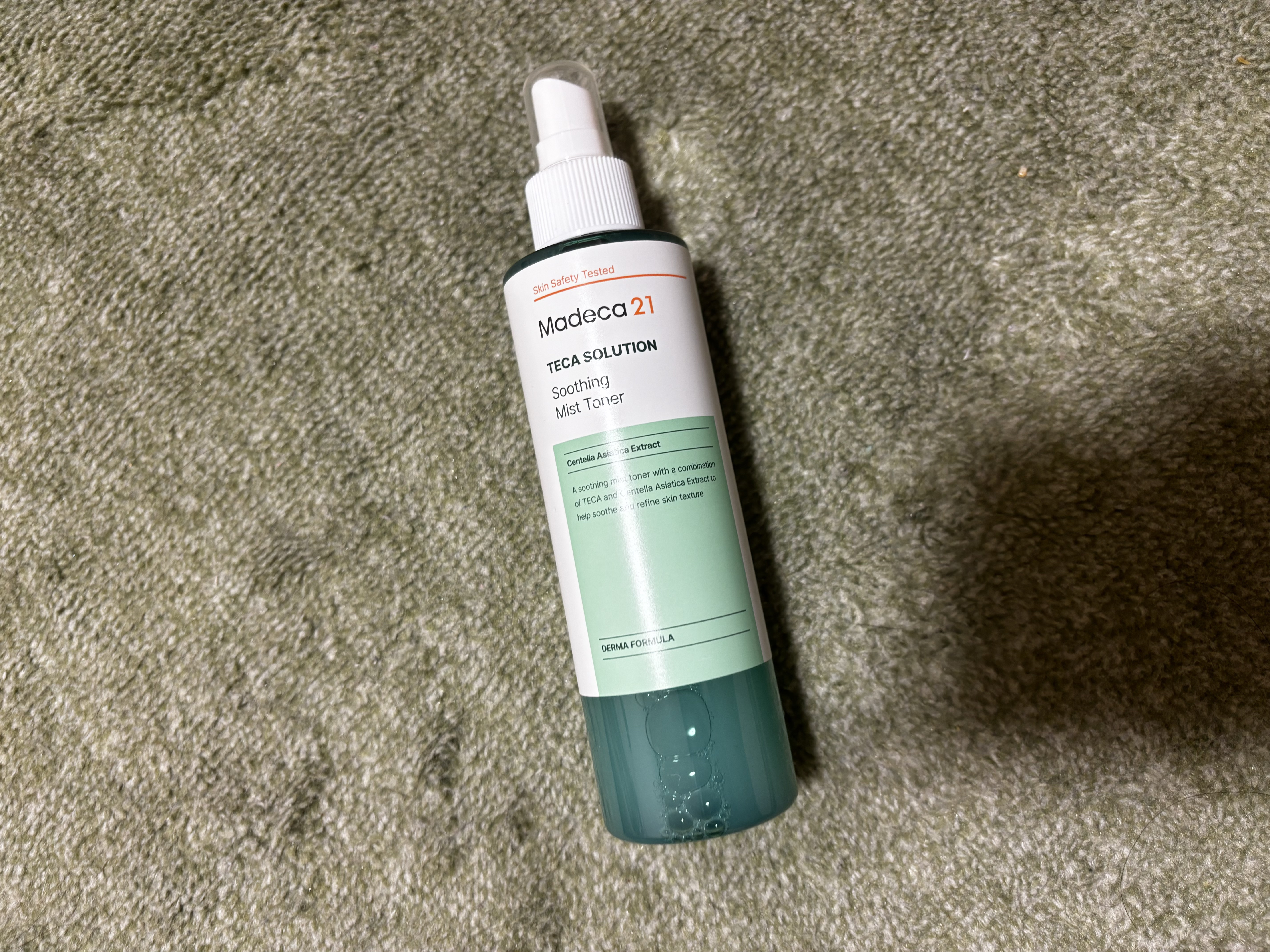 テカソルーションスージングミストトナー/Madeca21/ミスト状化粧水を使ったクチコミ（1枚目）