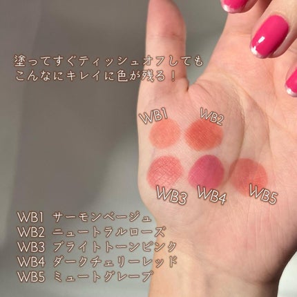 ザ ウォータリー ブラー ティント/MERZY/リップティントを使ったクチコミ(3枚目)