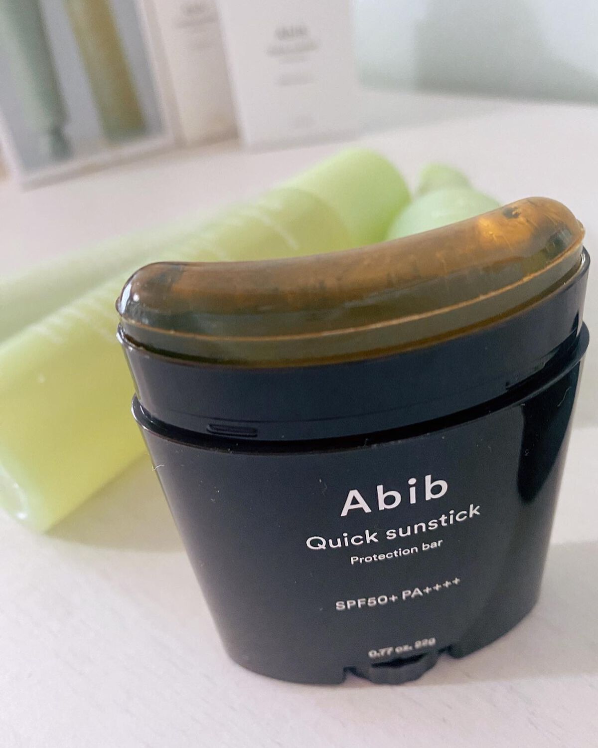 クイック サンスティック プロテクションバー/Abib /日焼け止めスティックを使ったクチコミ(1枚目)