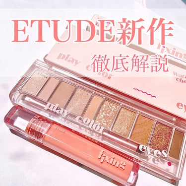 ETUDE新作 優勝✨🥇🏆✨



･play color eyes    ウォームトップカリスマ

今風のクリアパケが可愛すぎる💖

全体的に色が薄いのでちょっと物足りなかった🥲
（可愛すぎるから使い