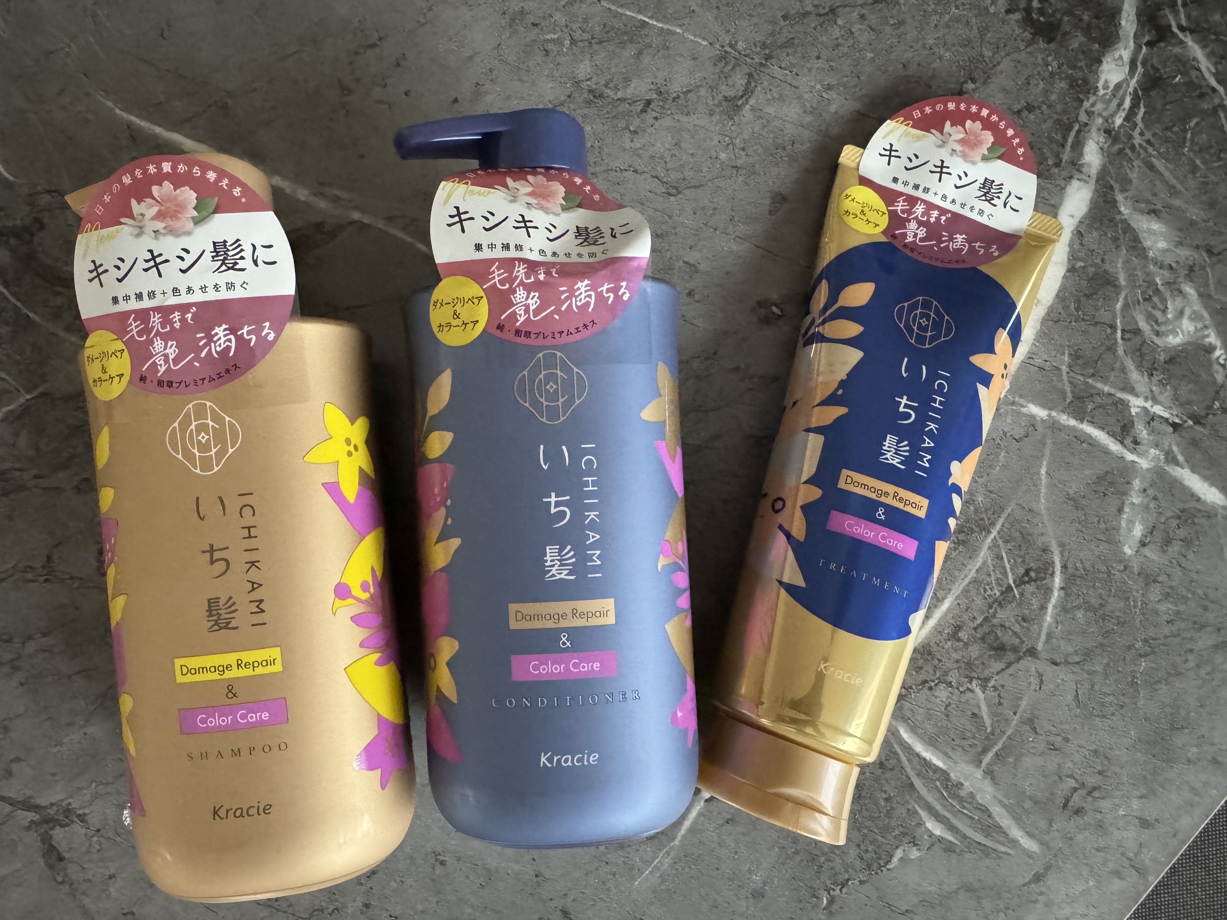 ダメージリペア＆カラーケア　トリートメント/いち髪/洗い流すヘアトリートメントを使ったクチコミ（1枚目）