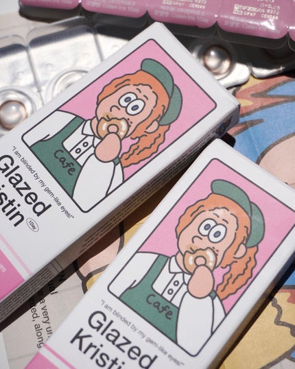 Glazed Krirtin/Hapa kristin/カラーコンタクトレンズを使ったクチコミ(4枚目)