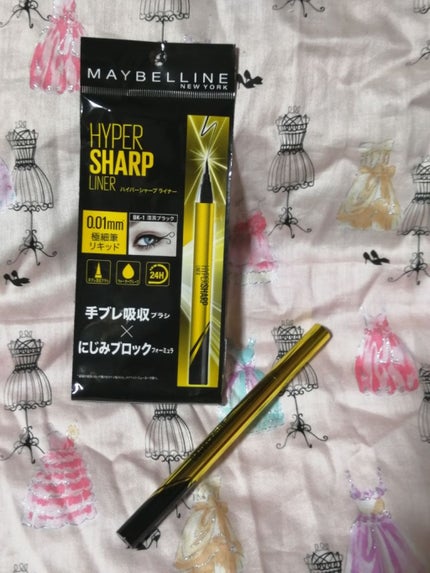 ハイパーシャープ ライナー R/MAYBELLINE NEW YORK/リキッドアイライナーを使ったクチコミ(1枚目)