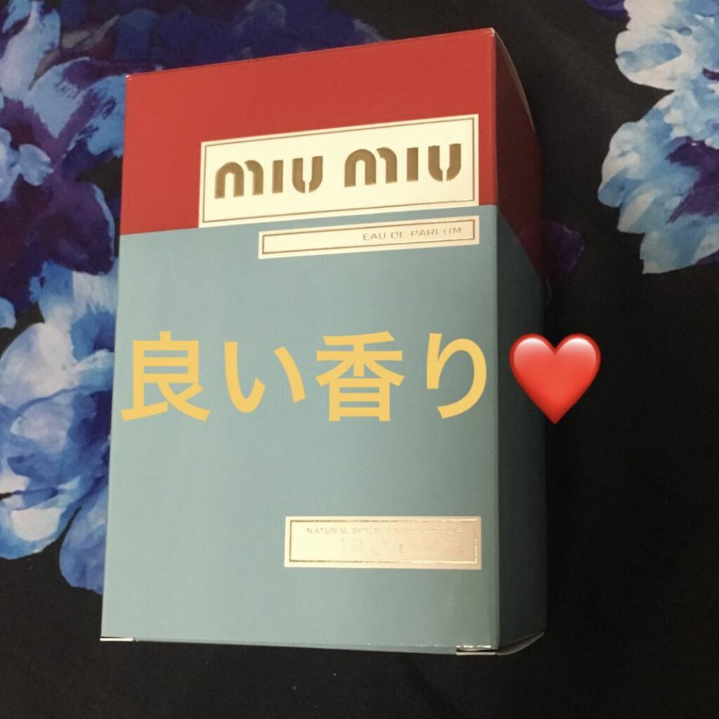 オードパルファム/miu miu/香水(レディース)を使ったクチコミ（1枚目）