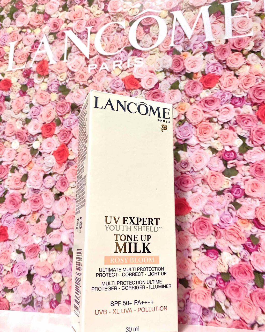UV エクスペール トーン アップ ローズ/LANCOME/日焼け止め・UVケアを使ったクチコミ（1枚目）