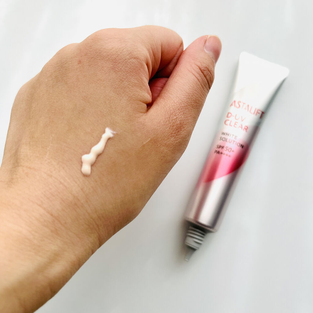 D-UVクリア ホワイトソリューション/アスタリフト/日焼け止めクリームを使ったクチコミ（3枚目）