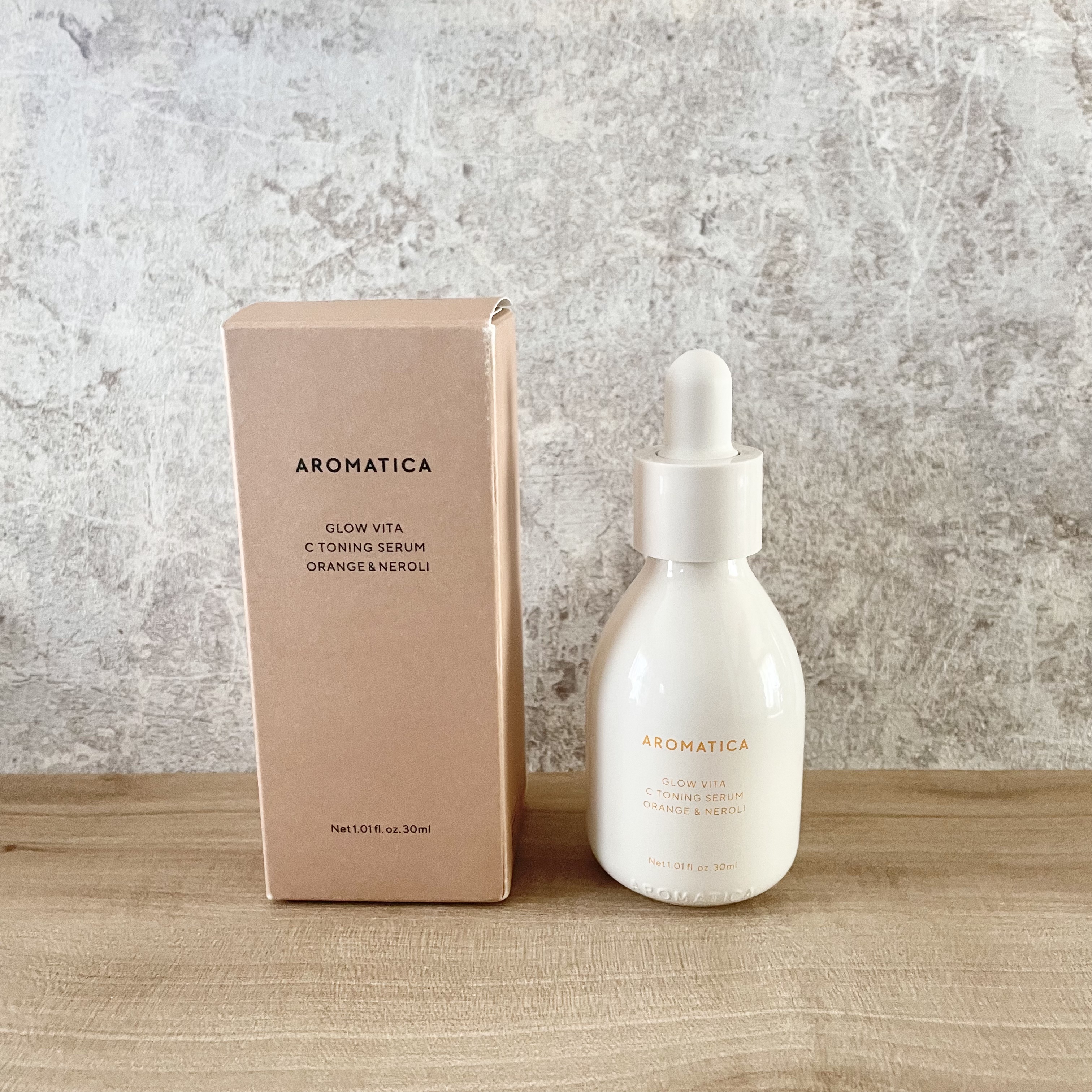 グロービタCトーニングセラム/AROMATICA/美容液を使ったクチコミ（1枚目）