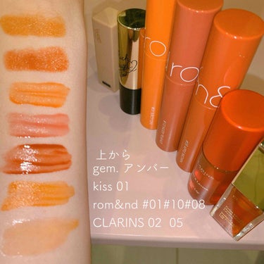 ウォーターリップ ステイン 02 オレンジ ウォーター/CLARINS/リップケア・リップクリームを使ったクチコミ（2枚目）