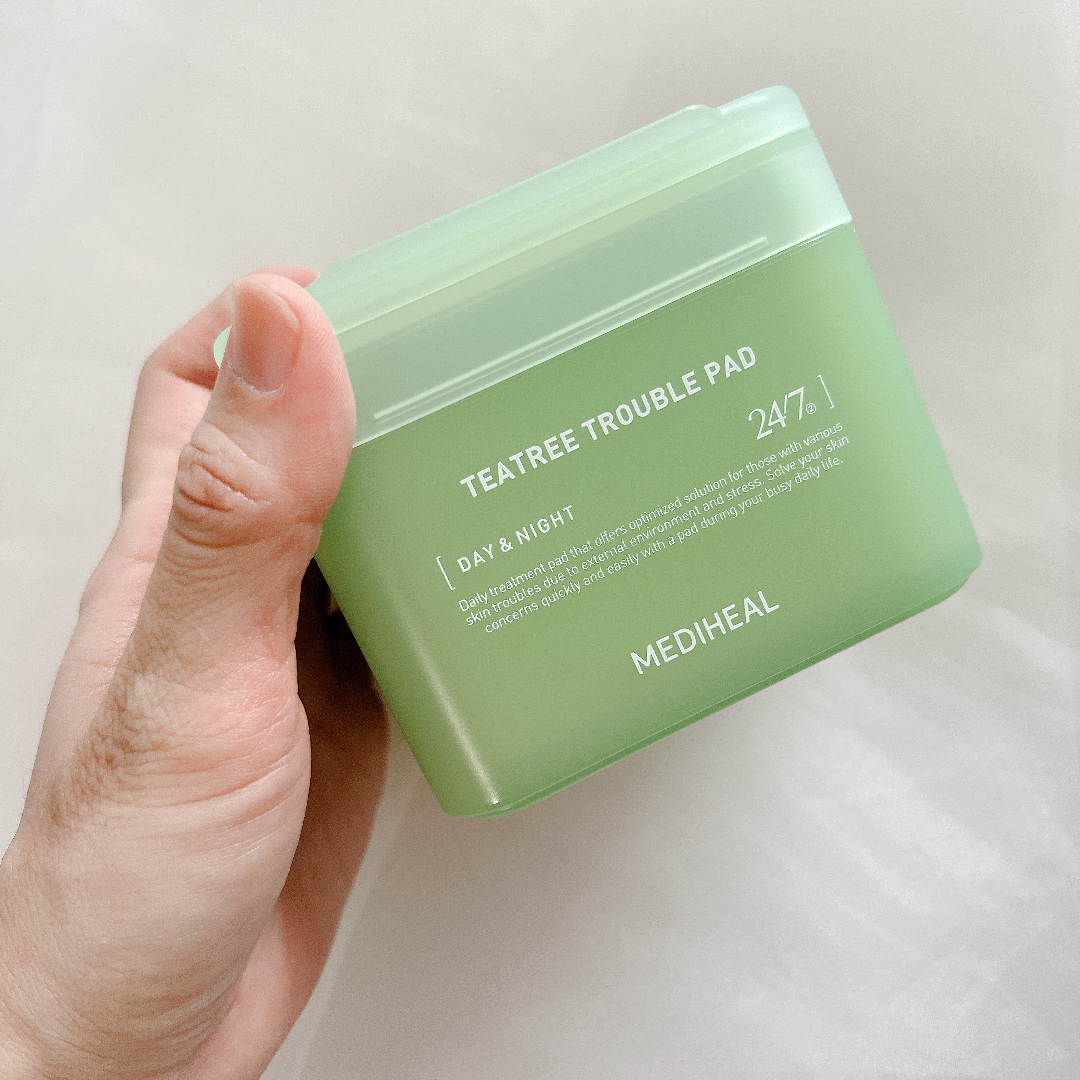 ティーツリー トラブルパッド/MEDIHEAL/トナーパッドを使ったクチコミ（2枚目）
