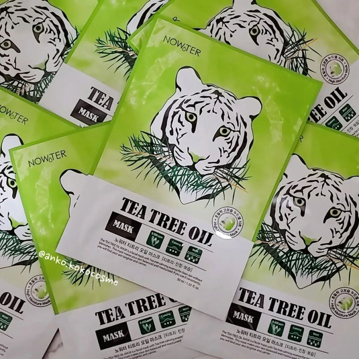 ティーツリーオイルパック/NOWATER/シートマスク・パックを使ったクチコミ（1枚目）