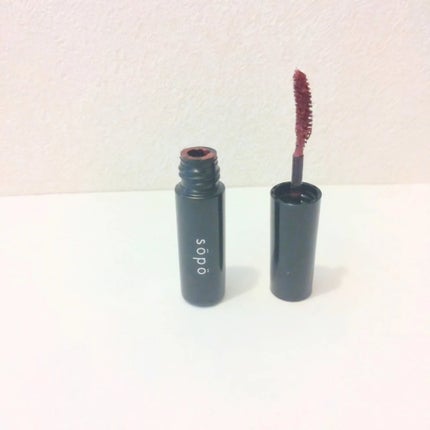 カラーマスカラ/sopo/マスカラを使ったクチコミ(5枚目)