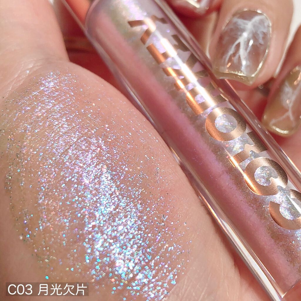 スパークリングギャラクシーリキッドアイシャドウ/COLORKEY/リキッドアイシャドウを使ったクチコミ(5枚目)