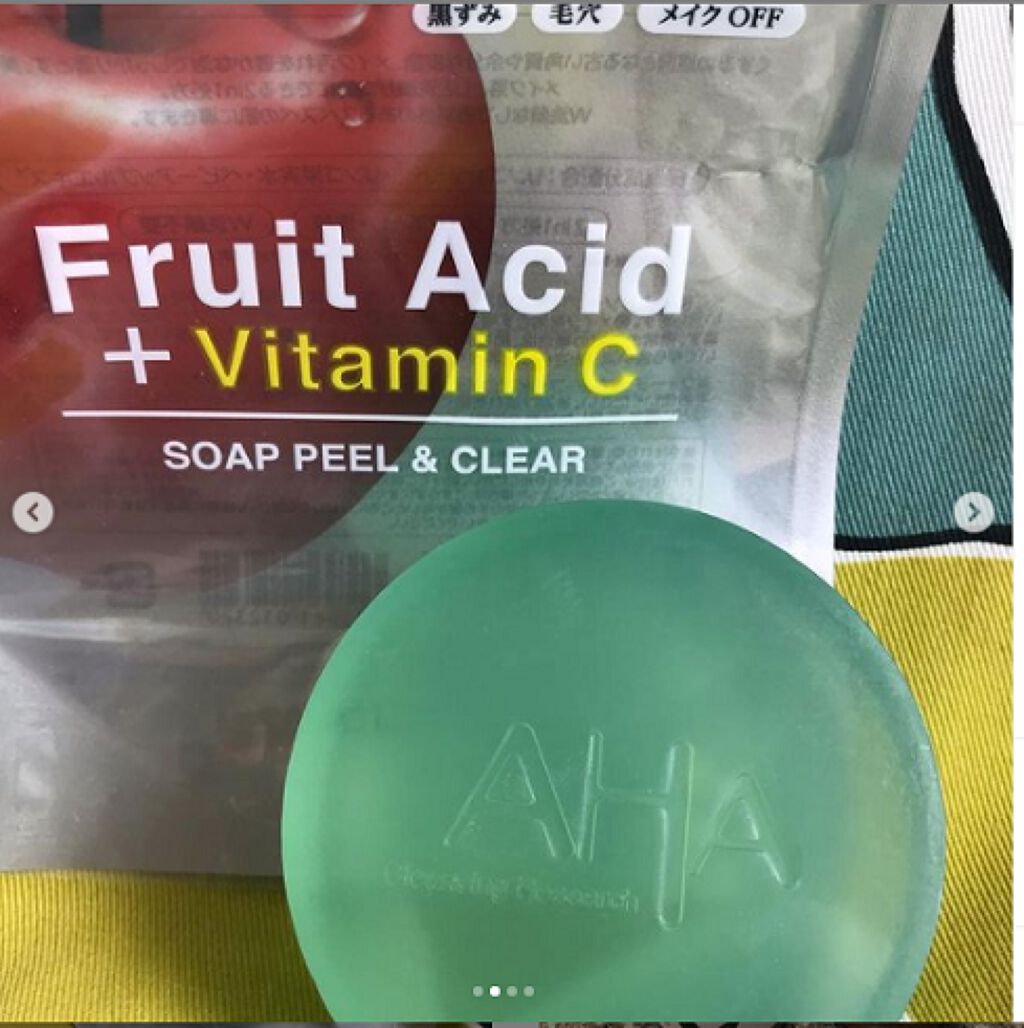 ソープ ピール&クリア/クレンジングリサーチ/洗顔石鹸を使ったクチコミ(1枚目)